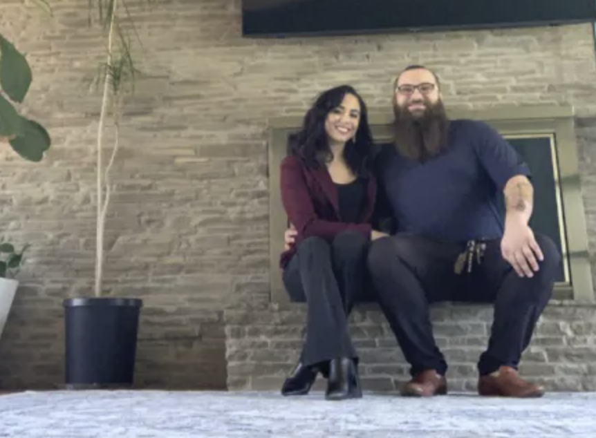 picture of Dakota P. in front of a house